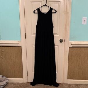 Amelia James Classic Black Maxi Dress